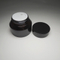 Round green spray color glass jar with body butter cream jar packaging