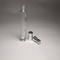 Pocket size 10ml empty cylinder shape glass bottle with perfume sprayer 13/415 screw neck aluminum sprayer and cap