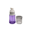 Elegance skincare packaging empty 30ml glass bottle with plastic lotion pump 20/400 neck size transparent cap