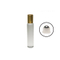 Unique packaging empty 10ml matte glass bottle with stainless roller ball and cap for oil bottle