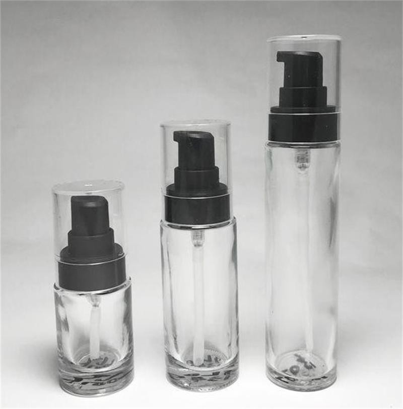Cosmetic packaging glass bottle