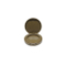 2021 Dark color mini wooden round compact case packaging used reusable
