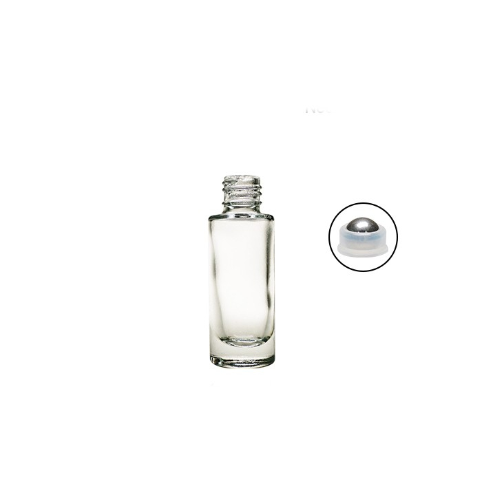perfume collection 5ml empty roll on transparent glass bottle