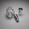 Small size perfume spray glass bottle 10ml 13/415 screw neck aluminum sprayer and cap for man and woman fragrance