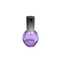 Perfume fragrance custom glass bottle 10ml globe shape spray purple color glass bottle silver aluminum mist sprayer 13/415 screw neck