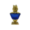 Custom Oil censer Arabic Ramadan Bakhoor Liuli Crystal Incense Burner for home decor