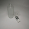 Customization pastel color skincare packaging empty 50ml cylinder shape glass bottle screw neck for cosmetic skincare container