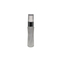 Handy design empty 25ml unique shape glass bottle with plastic electroplated silver collar for facial mist