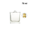 Elegant design 65ml empty glass bottle with heavy bottom bottle perfume glass