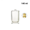 Transparent perfume glass spray bottle empty 75ml glass bottle with heavy bottom crimp neck