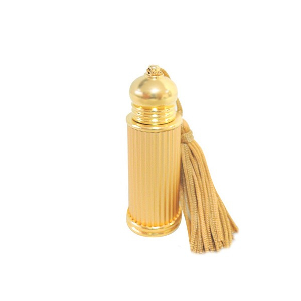 Arabian tassel 5ml gold color aluminum glass bottle perfume oils