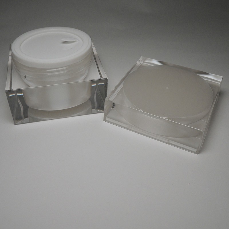 Moisturizer cream skincare jar Purify tone and even skin Acrylic jar