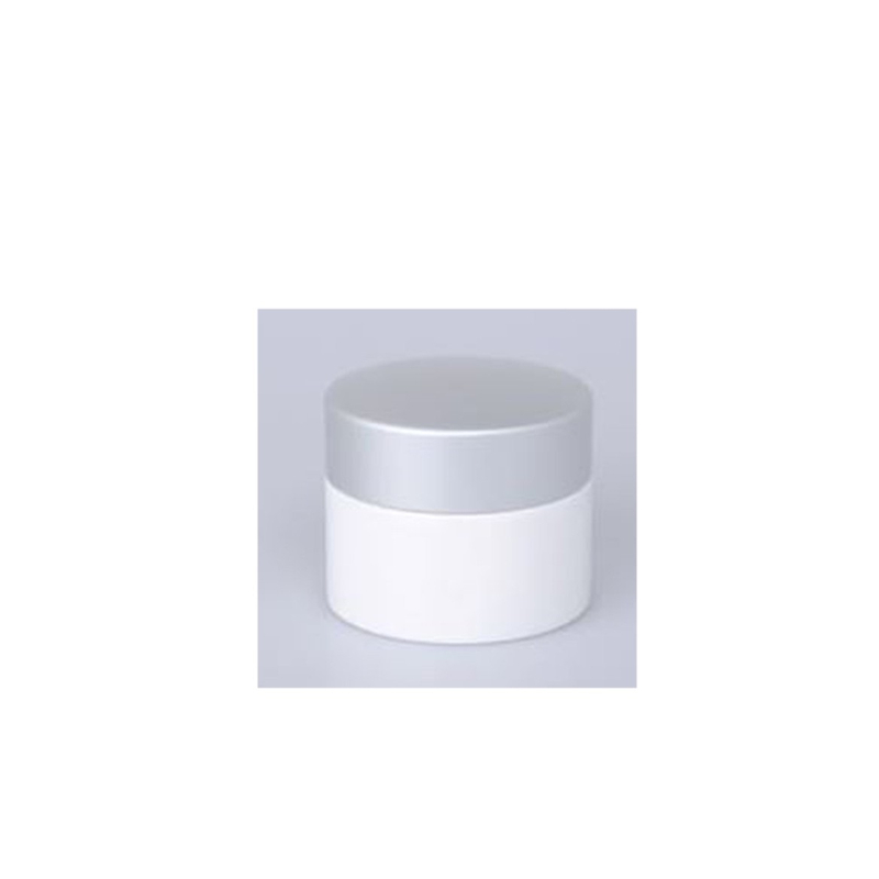 matte silver flat plastic caps custom bottle cap packaging skincare container