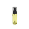 Bright green color semi transparent spray color 35ml empty glass bottle for skincare cosmetic moisturizer 20/400 neck size black lotion pump