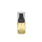 Custom made skincare packaging cylinder shape glass bottle empty 15ml custom color black pump facial treatment