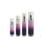 Luxury packaging purple empty acrylic skin care pump bottle set