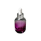 Bottle body with aluminum 30ml flat oval glass bottle with silicone drip tip