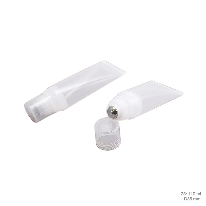 50ml packaging tube stainless steel roller ball massager