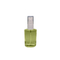 Custom spray color semi transparent glass bottle 35ml flat design bottle with white plastic mist sprayer ribbed closure 18/415 neck size