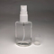 Best selling item 35ml empty oval shape glass bottle 18/415 neck size for travel skincare packaging