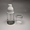 Elegance cosmetic skincare packaging empty 30ml glass bottle 20/410 neck size with cream/lotion pump for facial moisturizer