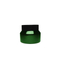 Round green spray color glass jar with body butter cream jar packaging