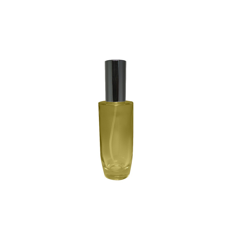 Floral scent woman fragrance empty 60ml glass bottle packaging for man and woman EDT perfume packaging with 18/415 screw neck aluminum spray