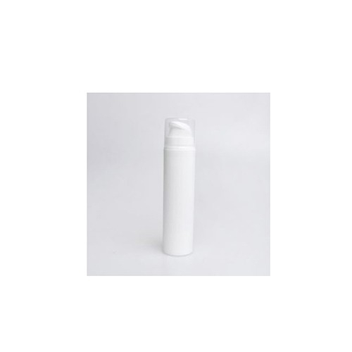 Cylinder plastic bottle with white foam pump 50ml customized logo printing for cleanser and facial soap