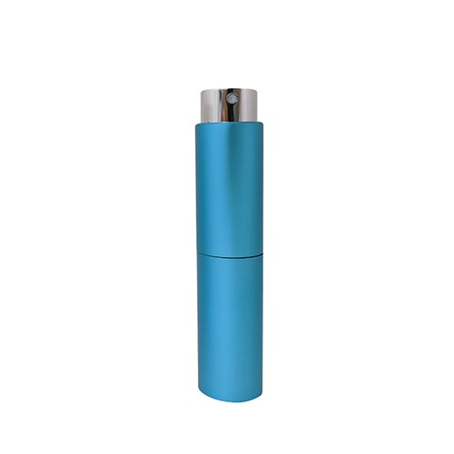 Equistique color empty 8ml twist up perfume atomizer customization color and logo printing cylinder shape fragrance packaging