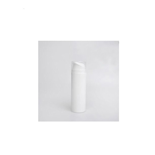 Cylinder shape plastic bottle for facial foam soap with pump applicator and cap acne soap