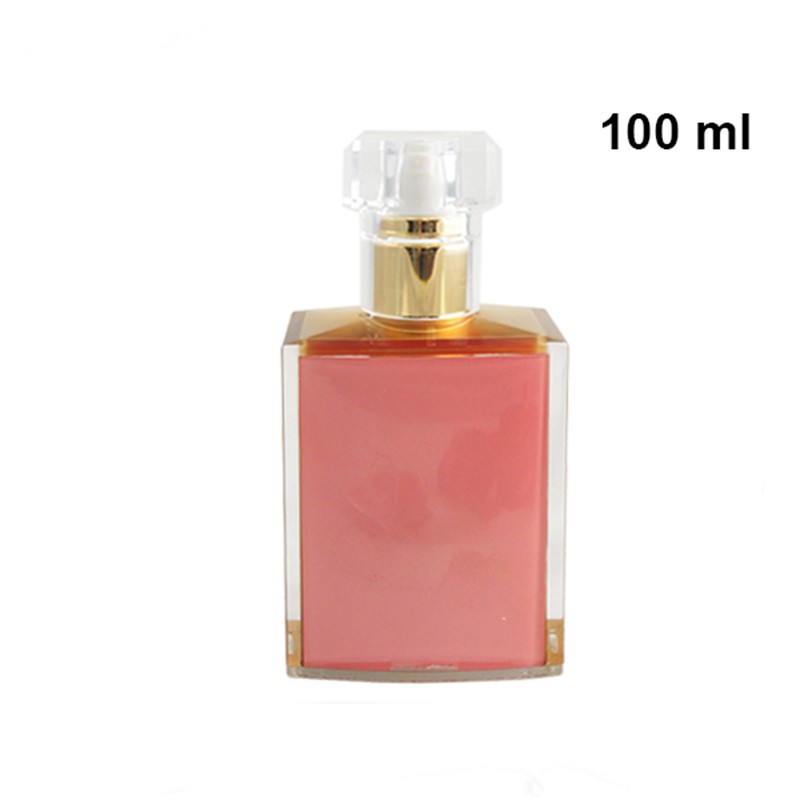 Fancy pink gold remix empty foundation pump bottle
