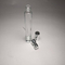 Pocket size 10ml empty cylinder shape glass bottle with perfume sprayer 13/415 screw neck aluminum sprayer and cap