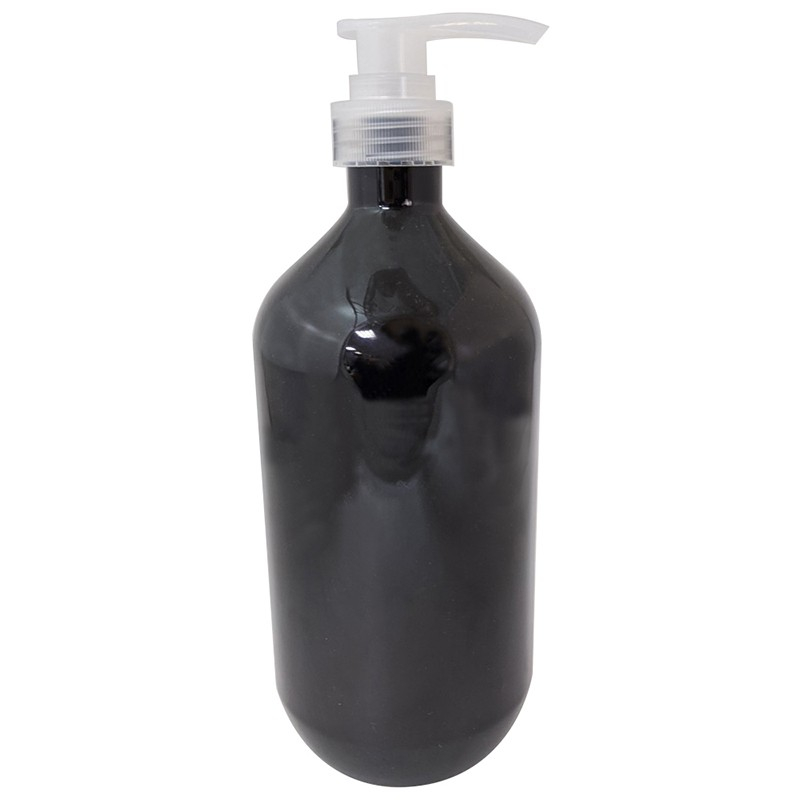 Big volume empty plastic bottle 250ml capacity PCR PET plastic bottle for shampoo and body lotion packaging