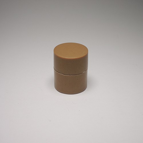 2021 Mini wooden round compact case packaging used reusable