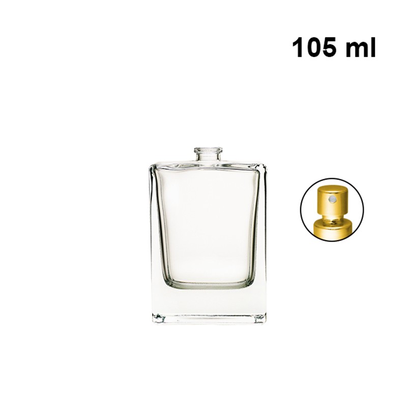 Elegant design 65ml empty glass bottle with heavy bottom bottle perfume glass