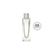 empty 10ml glass bottle cylinder shape with bamboo cover packaging for roll on bottle