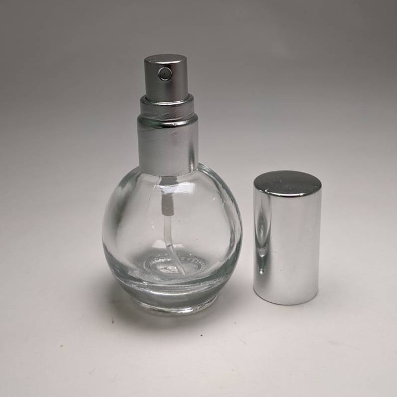 Tiny shape glass bottle 10ml globe shape perfume packaging 13/415 screw neck floral sample perfume packaging