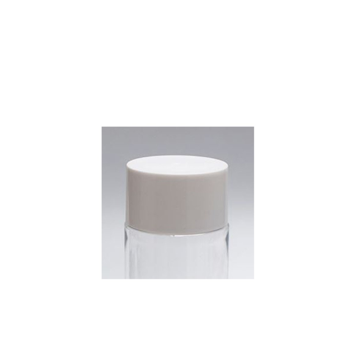 matte silver flat plastic caps custom bottle cap packaging skincare container