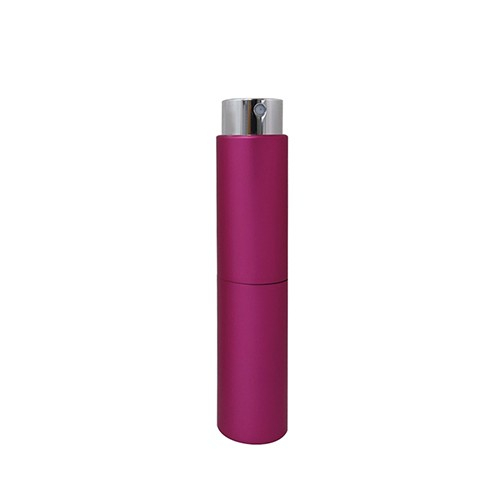 Custom made color empty 8ml twist up perfume atomizer retractable fragrance packaging small travel size perfume bottle