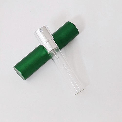 Travel convenient empty 8ml twist up retractable perfume purse atomizer custom color and logo printing