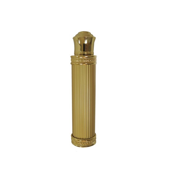Mini aluminum oil essential scent perfume gold color arabic oil bottle