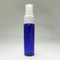 Mild facial toner packaging empty 100ml injection blue color glass bottle PET plastic bottle cylinder shape with plastic mist sprayer