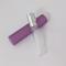Attractive purple color empty 8ml aluminum twist up perfume atomizer for travel packaging perfume fragrance in cylinder shape