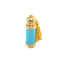 Arabian tassel 5ml blue empty oil perfume bottle