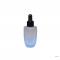 Essential oil packaging 50ml matte glass semi transparent color dropper bottles