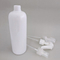 Home care packaging empty 200ml plastic bottle white color PET bottle with trigger sprayer for alcohol hand sanitizer bottle