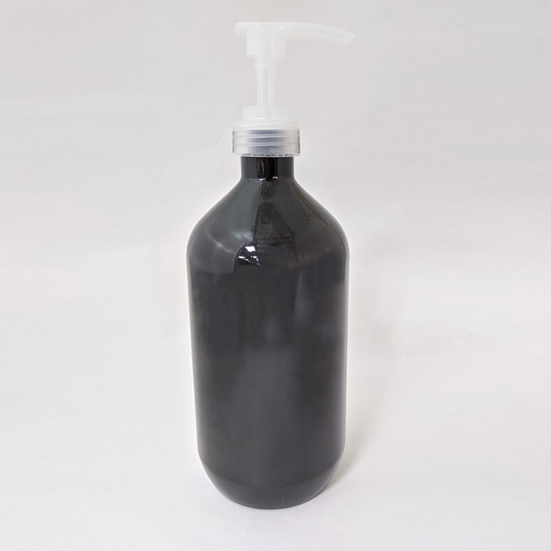 Big volume empty plastic bottle 250ml capacity PCR PET plastic bottle for shampoo and body lotion packaging