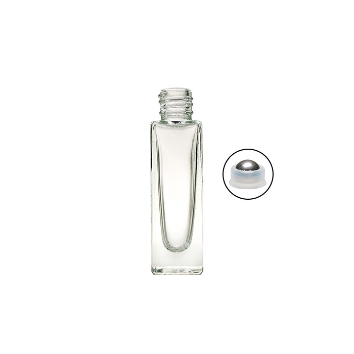 7ml Exquisite clear concentarted fragrance oil roll-on perfume bottle