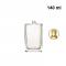 High quality 85ml perfume glass bottle with perfume cap and collar