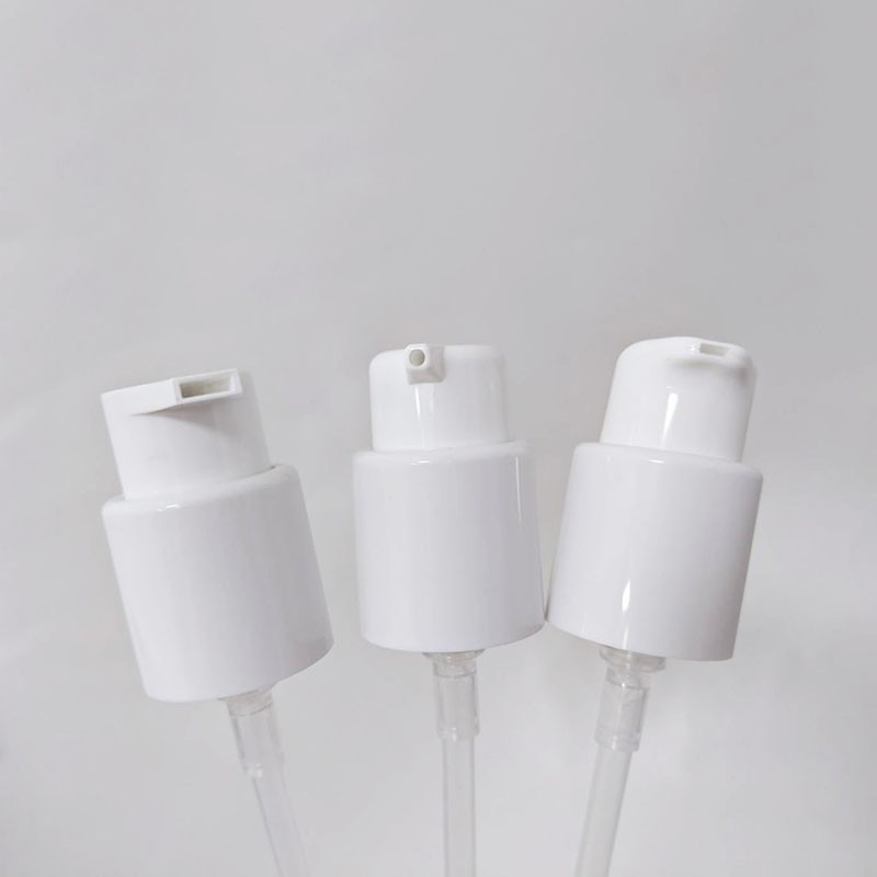 Hot sale long nozzle lock lotion pump Spring out of pump(metal free) 24/410 treatment pump